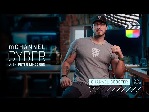 mChannel Cyber — Hi-Tech Channel Graphics for Final Cut Pro Curated with Peter Lindgren — MotionVFX