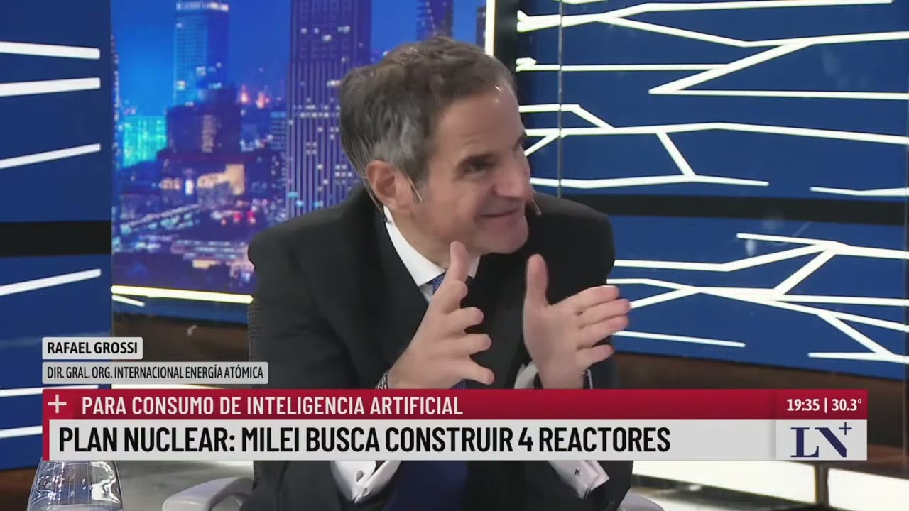 Plan nuclear del presidente: Milei busca construir 4 reactores pequeños