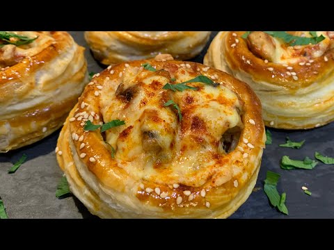 CHICKEN VOLOVAN RECIPE ✅ | How To Make Chicken Puff Pastry👌 With Mushrooms 💯