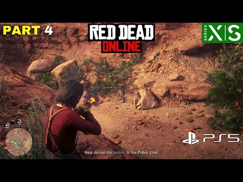 RED DEAD ONLINE Gameplay Part 4 (HD) - PS5, PS4, Xbox, PC | RED DEAD REDEMPTION 2 ONLINE #RDR2