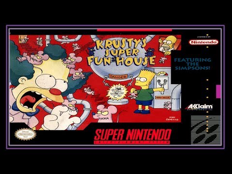 SNES Super Side Quest - Game # 112 - Krusty's Super Fun House [1/3]