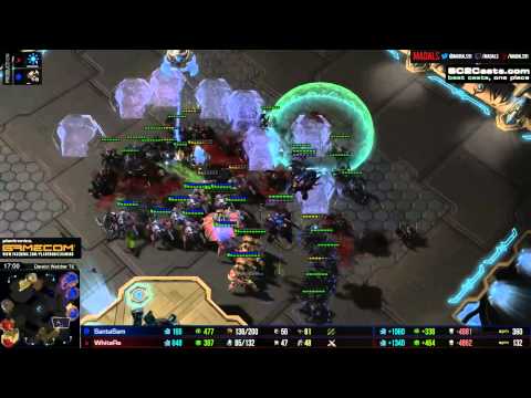 WhiteRa vs SantaSam   PvZ