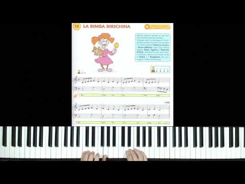 L. Perini - La bimba birichina - piano tutorial by Antonio De Angelis
