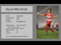 YouTube video Gavin Marshall Highlights