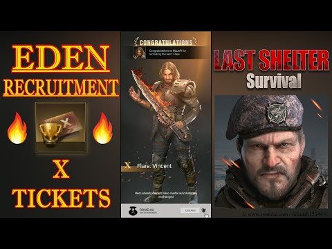 10 Seasonal X Tickets ✪ Eden Recruitment Season 9 ✪ Last Shelter Survival