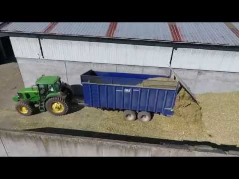 Corn Harvest 2016 Chopping Corn Pull Type || New Holland 7070 || Chilliwack BC Canada