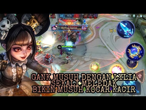 LYLIA SPAM SKILL SEKALI MELEDAK BIKIN KOCAR KACIR - BUILD LYLIA MAGE TERSAKIT 2022 TOP 1 GLOBAL