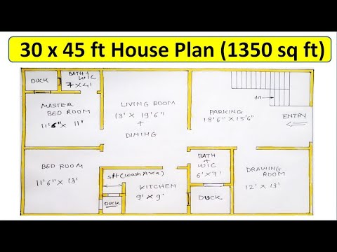 15x30 House Plan 15 x 30 Ghar Ka Naksha Small House Plans Design 450 sq ft house Plans
