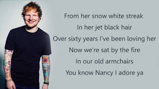 Ed Sheeran - Nancy Mulligan (Lyrics)