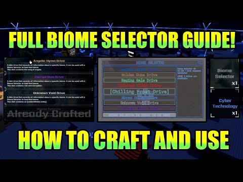 Full Biome Selector Guide in Sol's RNG Update!