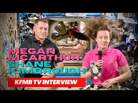 Megan McArthur and Shane Kimbrough - KFMB-TV interview