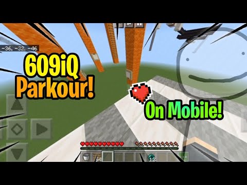 609iq Minecraft Parkour and clutches on Mobile
