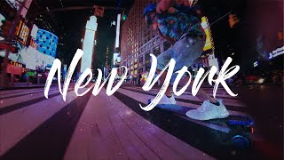 Epic Group Ride | Times Square - New York (Electric Longboards)