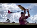The Hot Shot 2 F5K RC glider 1.5 m take off