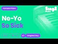 Ne Yo So Sick Karaoke Piano