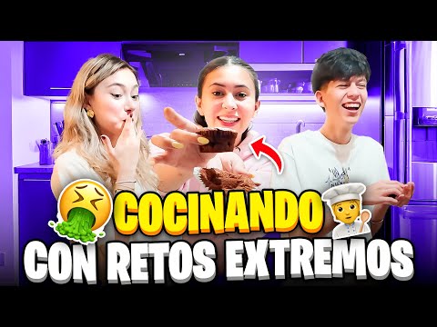 COCINANDO SIN VER, HABLAR Y ESCUCHAR 😱 | Hermanas JM