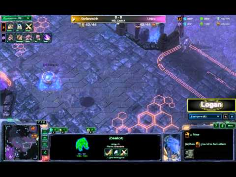 ocnLogan Community Starcraft Event #3: MSL Code A WB Finals Stefanovich vs Uncia Game 1