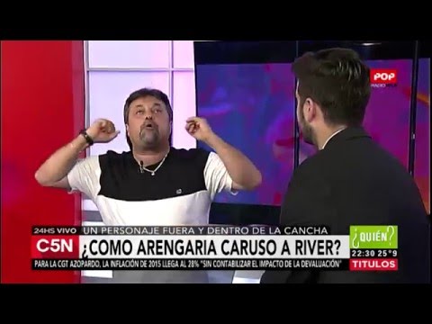 C5N - Fútbol: Así hubiera arengado Caruso Lombardi a River antes de jugar con Barcelona
