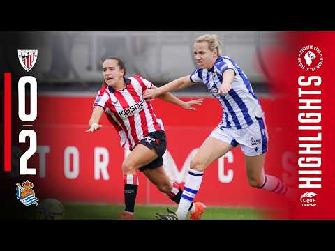 Imagen de portada del video RESUMEN | Athletic Club 0-2 Real Sociedad | Liga F 2025-26 J20