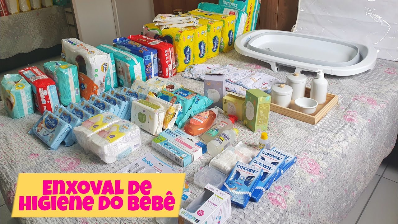 ENXOVAL DE HIGIENE DO BEBÊ (só o básico) |Ana Paula de Costa