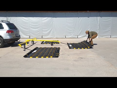 FOD-Razor® Airport Runway Sweeper Setup