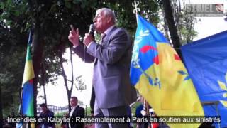 Le Président de l'Anavad lors du rassemblement de Paris en sou...