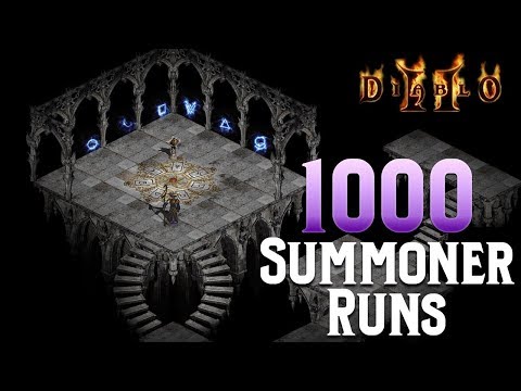 Diablo 2 - 1000 Summoner Runs!!!!!