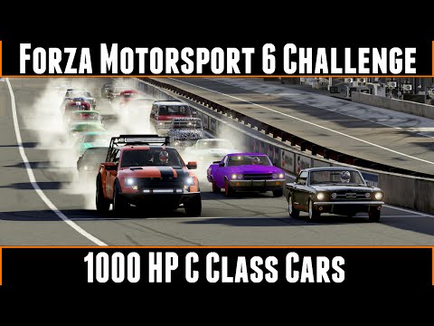 Forza Motorsport 6 Challenge 1000 HP C Class Racing