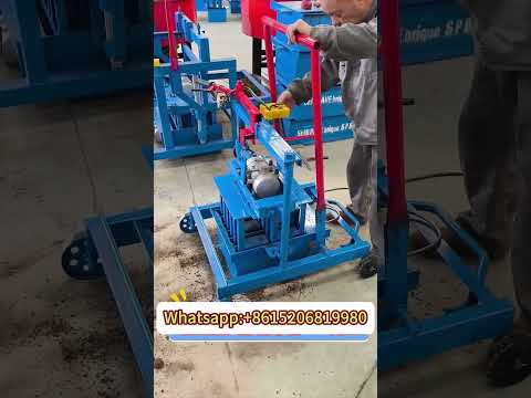 cheap small manual cement concrete hollow block making machine for 8 6 4 inch blocks