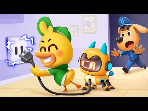 Don't Play with Sockets | Useful Story | Safety Rules for Kids | Sheriff Labrador