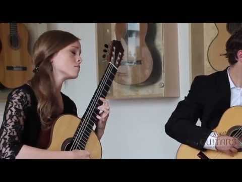 Kaiser Schmidt Guitar Duo plays Sonata I (MVT1) Allegro Moderato BWV 525 by J. S. Bach