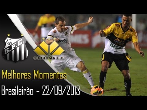 Melhores momentos do Peixe contra o Criciuma - Santos 2x1 Criciuma - Brasileirão 2013