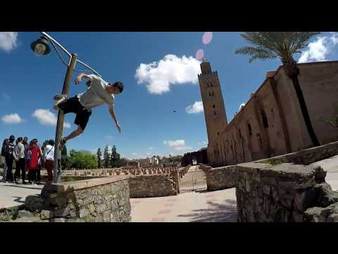 Parkour and freerunning Marrakech 2018 #one day in Marrakech parkour
