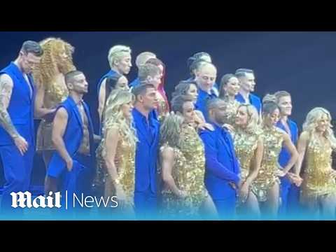 Strictly star Wynne Evans' sexual jibe to BBC host caught on camera