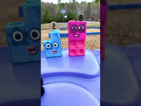 Numberblock playground trip #bbc #blocks #cbeebies #kids #mathlinkcubes #hand2mind #numberblocks