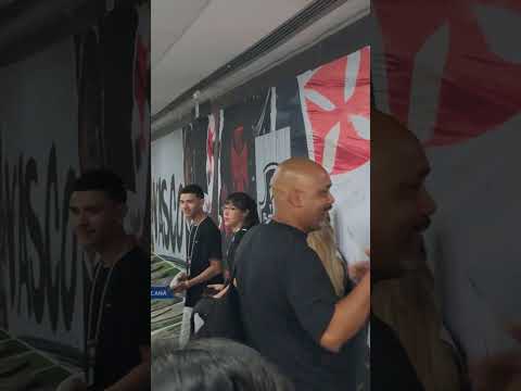 Valkmar, pai de Rayan, também estava aqui no Maracanã para acompanhar Vasco x Fluminense. #vasco