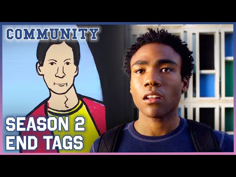 Every Season 2 End Tag | Community