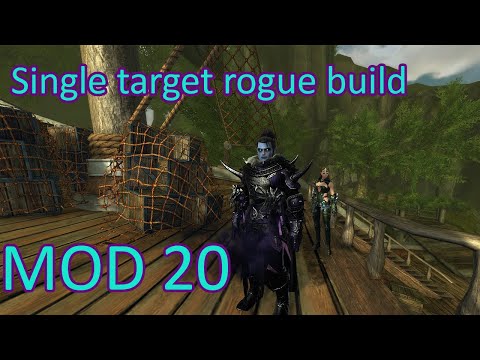 Neverwinter Rogues dps single target build mod 19-mod 20