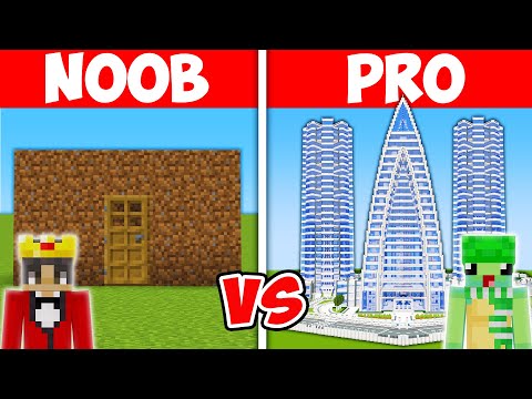 Minecraft NOOB vs HACKER: I CHEATED in a Build Challenge