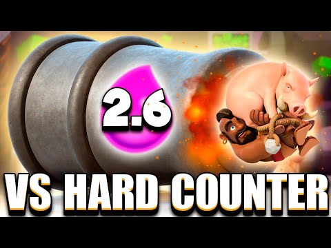 HOG 2.6 VS HARD COUNTERS - CLASH ROYALE