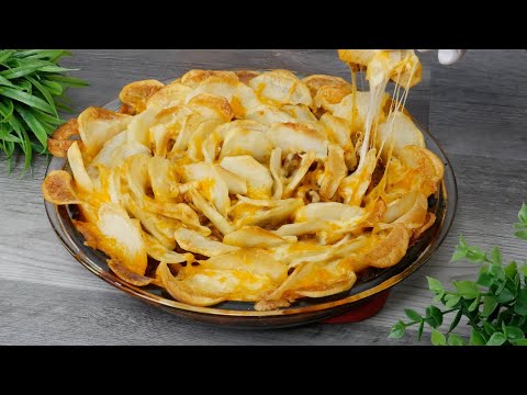 Best Dinner Recipe For the Day! Beautiful Cheese Potato Flower!! New Way To Eat Potato!
