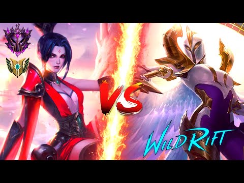 Riven vs Kayle Baron Lane Gameplay - WILDRIFT（SEASON4）HD 1080p