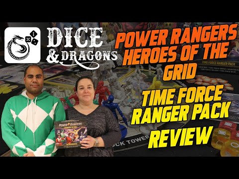 Dice and Dragons - Power Rangers Heroes of the Grid Time Force Ranger Pack Review