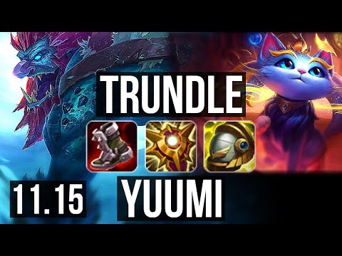 TRUNDLE & Ashe vs YUUMI & Vayne (SUPPORT) | Rank 3 Trundle, 4/1/17 | BR Challenger | v11.15