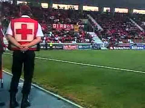 Claque benfiquista no início do Marítimo x Benfica