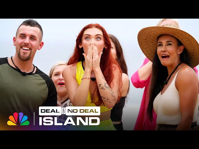 The Banker Drops the First Briefcases | Deal or No Deal Island | Sneak Peek | NBC