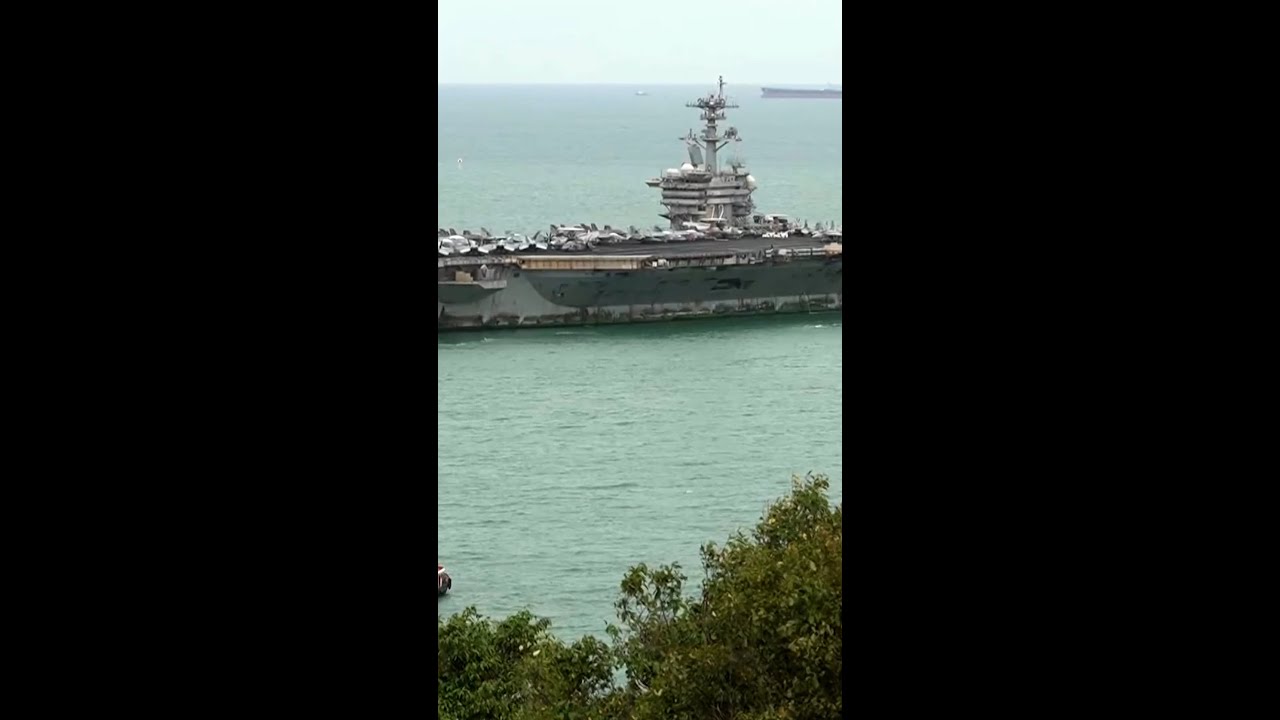 Video: USS Abraham Lincoln arrives in Thailand after 286-day deployment