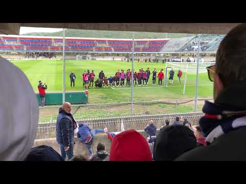 Coro dei tifosi del lupo al termine di Campobasso - Picerno