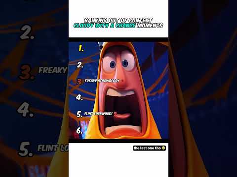Ranking Cloudy With A Chance Moments 😭