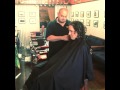 Haircut with happy ending